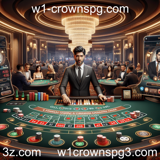 Descubra a Experiência Ao Vivo em w1-crownspg.com